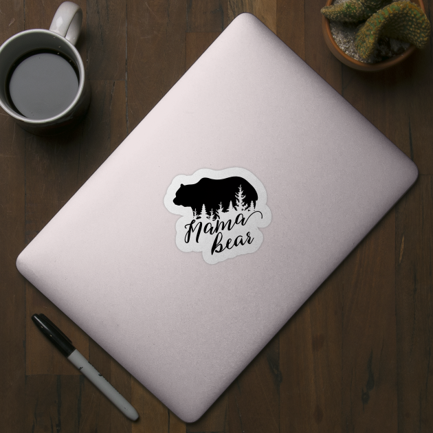 Mama Bear Winter Typography by MysticMagpie